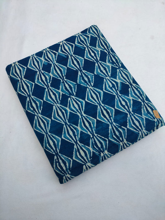 Bagru Pure Cotton Hand Block Fabric - JBRBK652