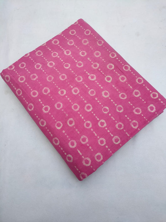 Bagru Pure Cotton Hand Block Fabric - JBRBK644