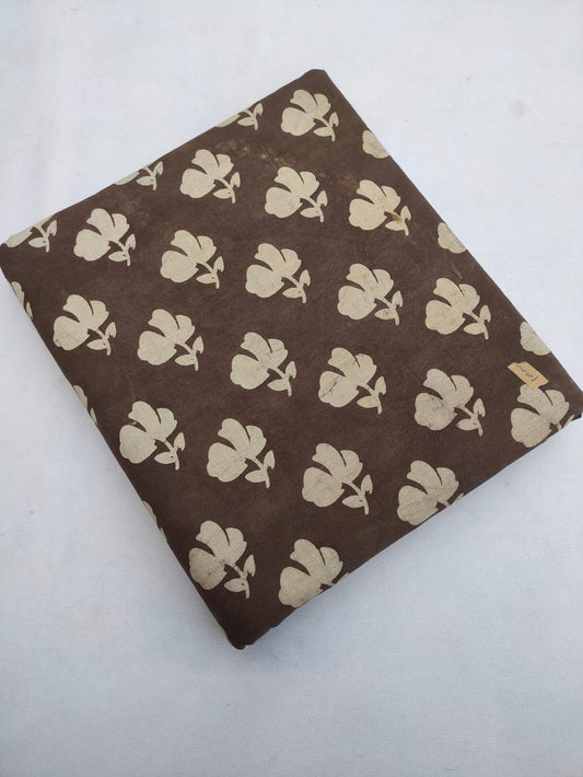 Bagru Pure Cotton Hand Block Fabric - JBRBK671