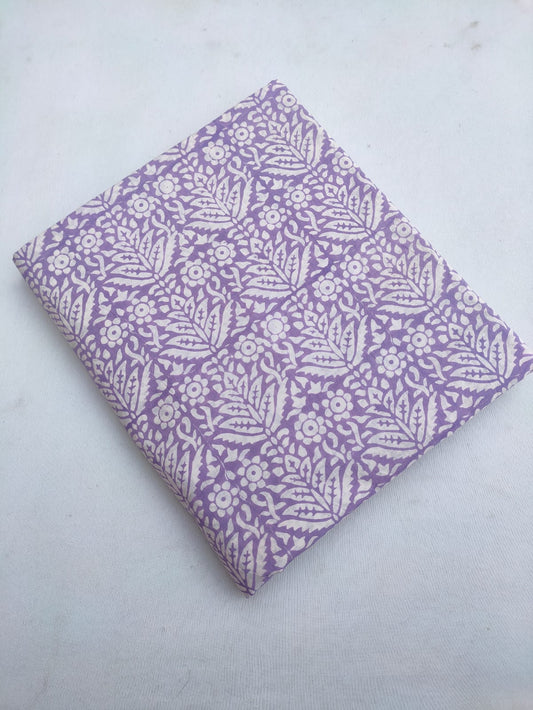 Bagru Pure Cotton Hand Block Fabric - JBRBK680