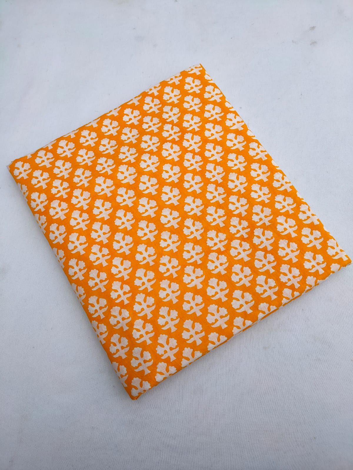 Bagru Pure Cotton Hand Block Fabric - JBRBK686