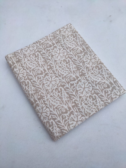 Bagru Pure Cotton Hand Block Fabric - JBRBK691