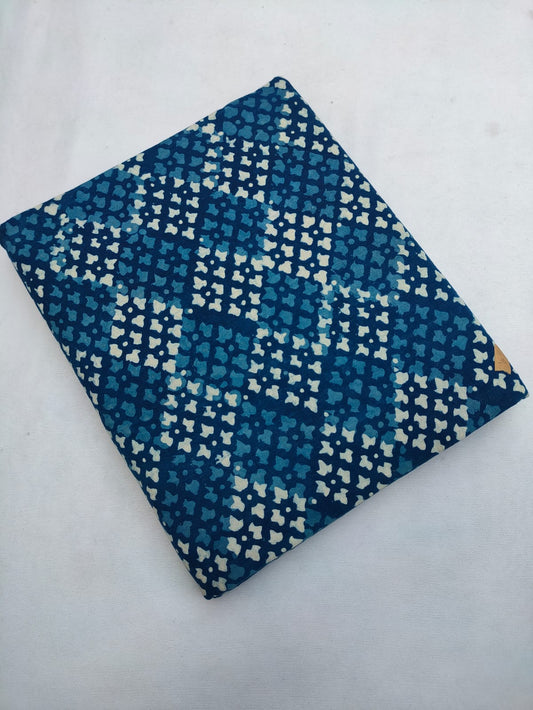 Bagru Pure Cotton Hand Block Fabric - JBRBK692