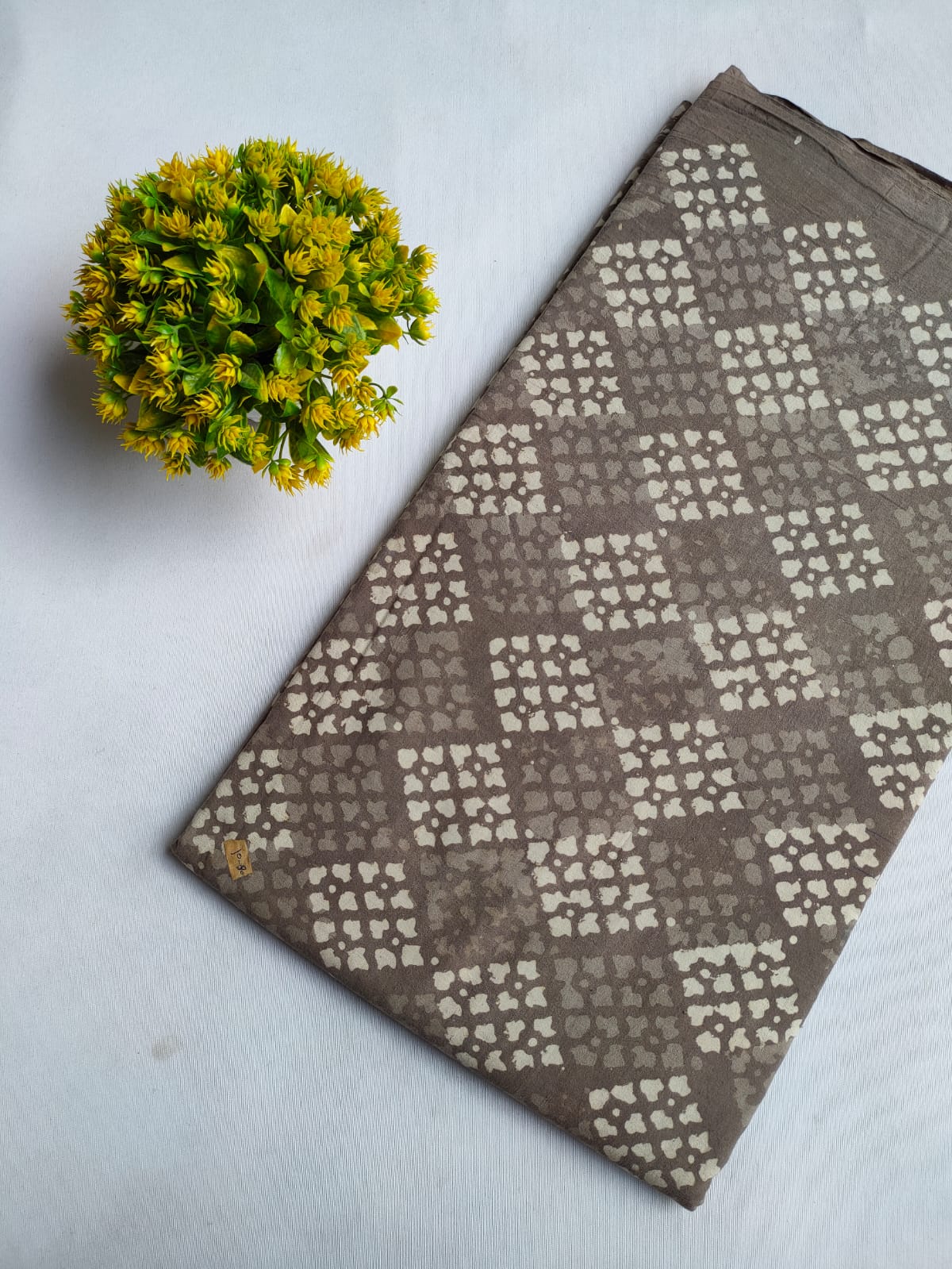 Hand Block Printed Pure Cotton Fabric - JBRFBK5