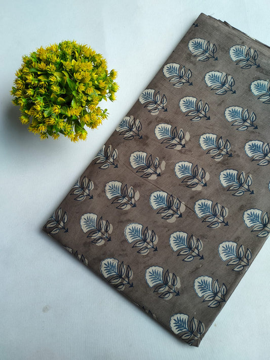 Hand Block Printed Pure Cotton Fabric - JBRFBK67
