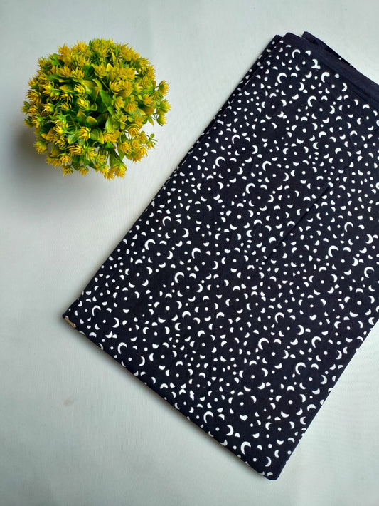 Hand Block Printed Pure Cotton Fabric - JBRFBK76