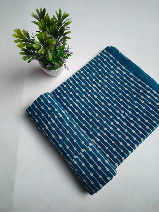 Pure Cotton Hand Block Printed Fabric - JBTKB15