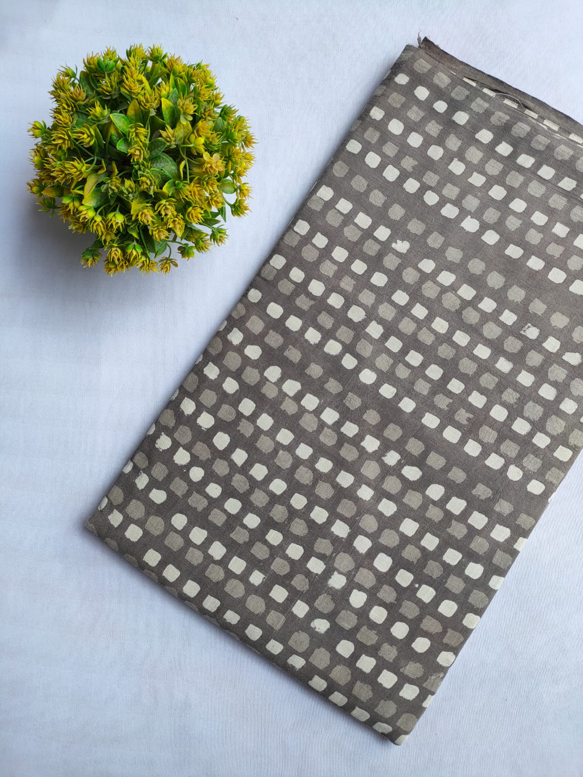 Bagru Dabu Indigo Batik Hand Block Cotton Fabric