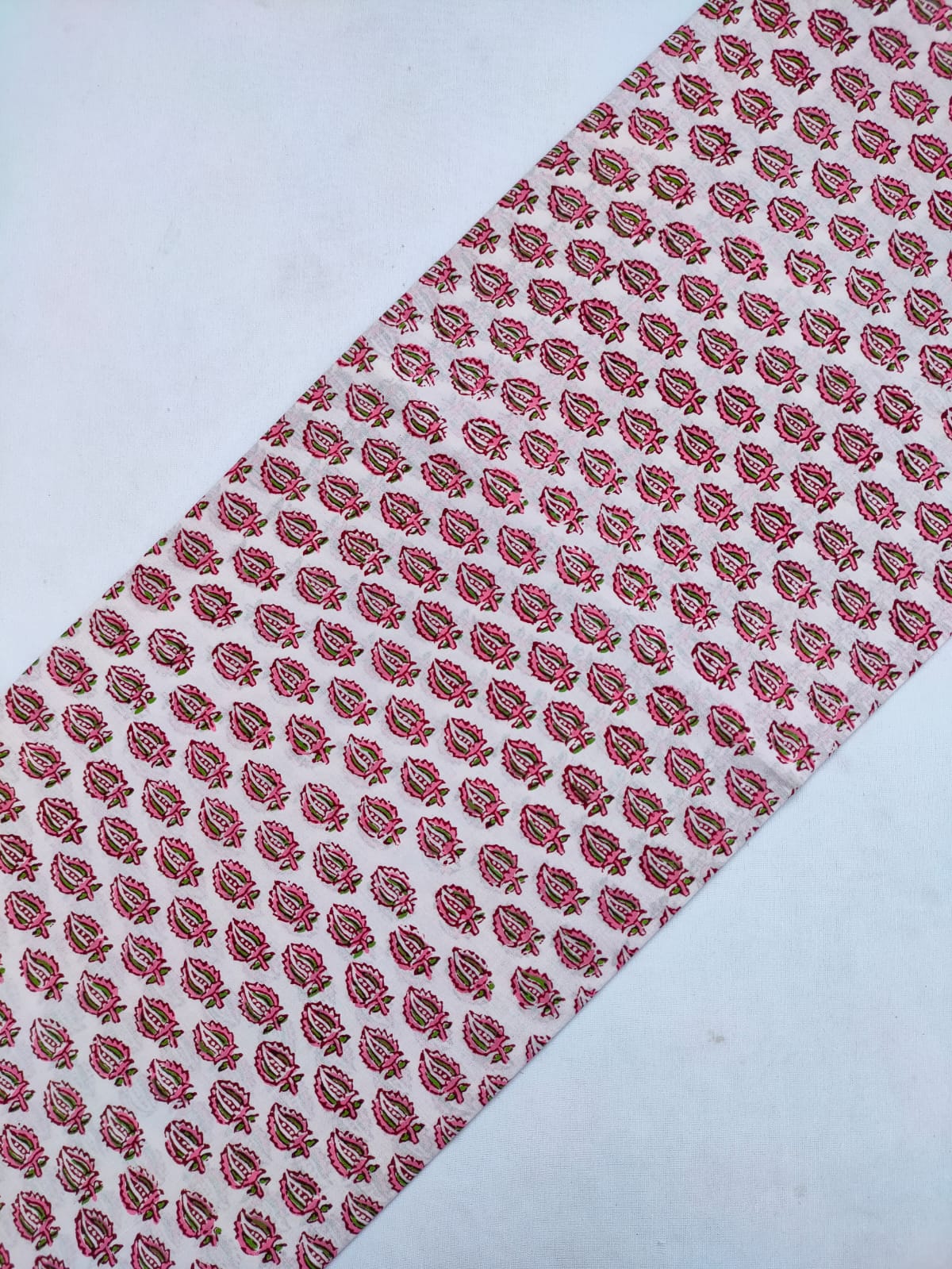 Jaipuri Cotton Hand Block Printed Fabric In Running Length - JBRS294