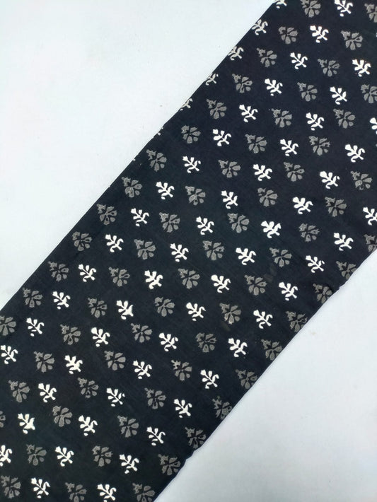 Jaipuri Pure Cotton Hand Block Printed Fabric In Running Length - JBRS260
