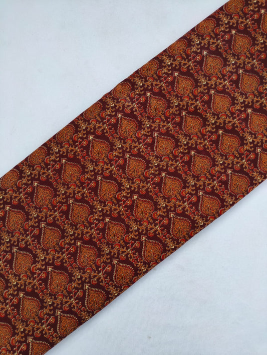 Jaipuri Pure Cotton Hand Block Printed Fabric In Running Length - JBRS316