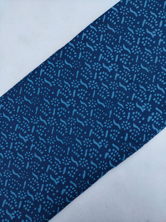 Jaipuri Cotton Hand Block Printed Fabric In Running Length - JBRS326