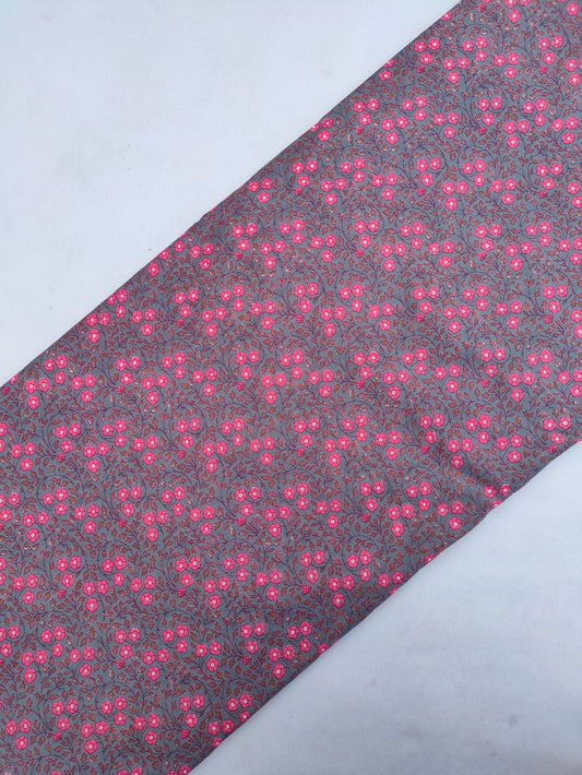 Pure Cotton Hand Block Printed Fabric Material - JBRS327