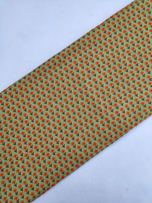 Jaipuri Cotton Hand Block Printed Fabric In Running Length - JBRS330