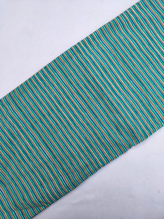 Hand Block Printed Pure Cotton Fabric In Running Length - JBRS333