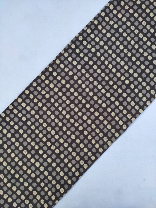 Hand Block Printed Pure Cotton Fabric In Running Length - JBRS265