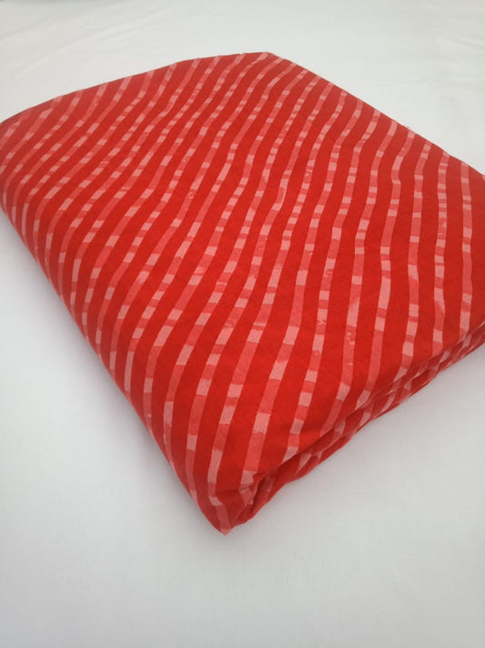 Jaipuri Cotton Hand Block Printed Fabric In Running Length - JBR210