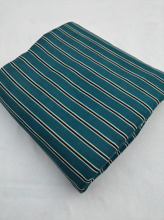 Pure Cotton Hand Block Printed Fabric Material - JBR219