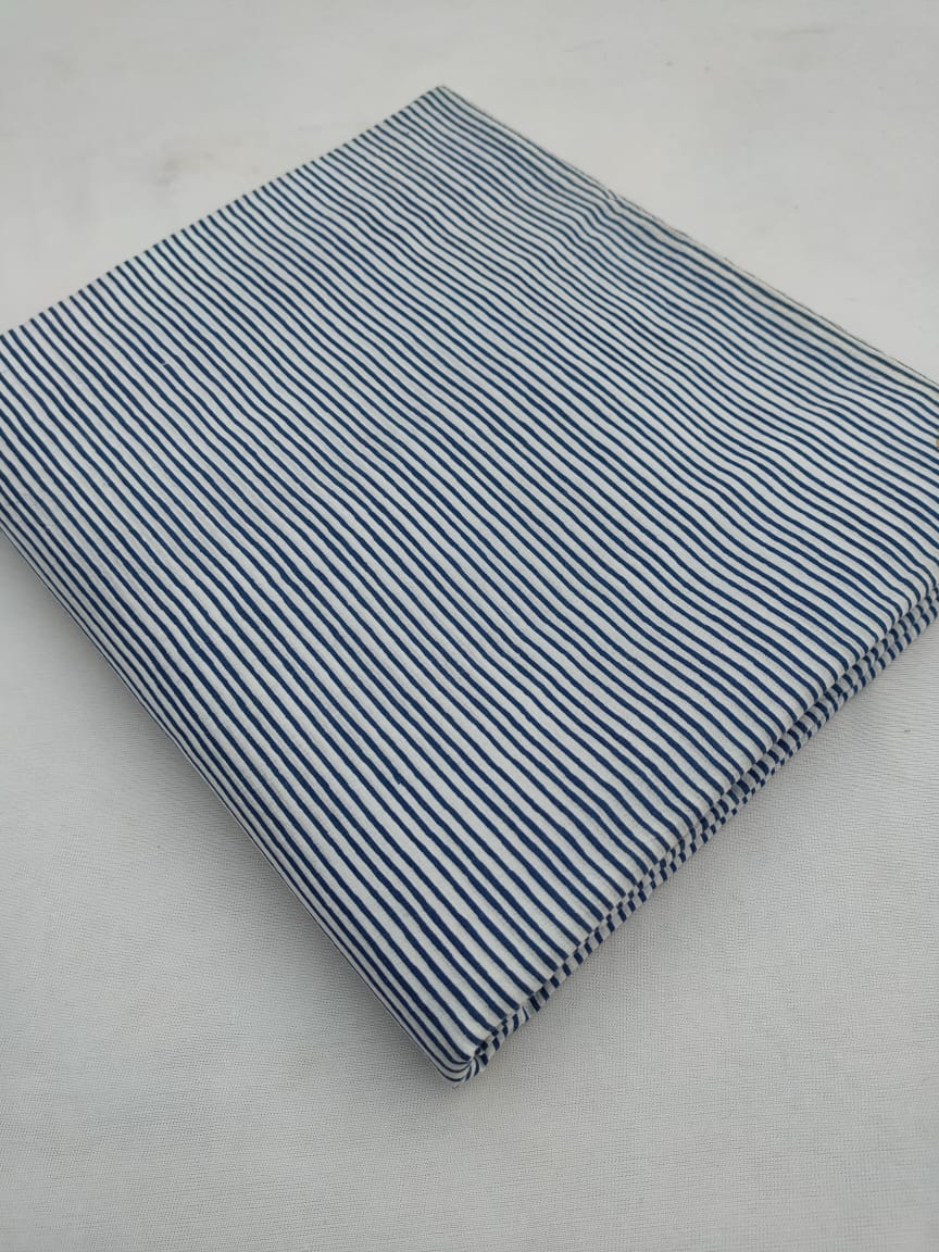 Jaipuri Cotton Hand Block Printed Fabric In Running Length - JBR230