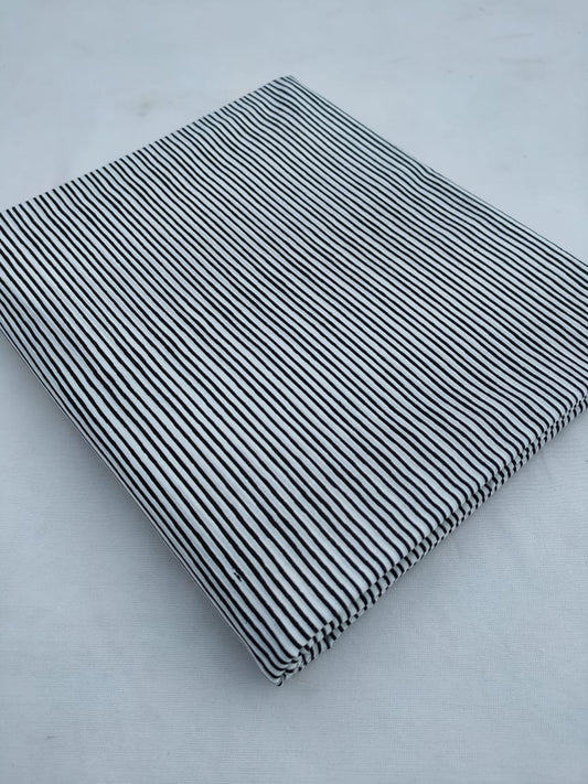 Hand Block Printed Pure Cotton Fabric In Running Length - JBR233