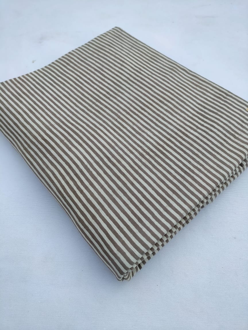 Jaipuri Cotton Hand Block Printed Fabric In Running Length - JBR234