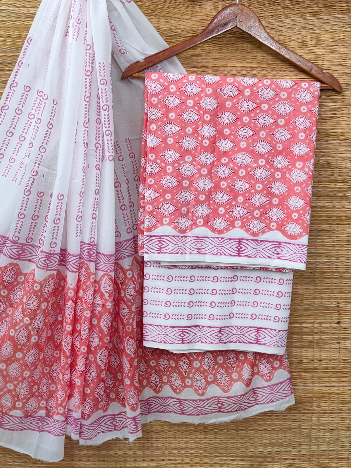 Cotton Salwar Suit set with cotton dupatta