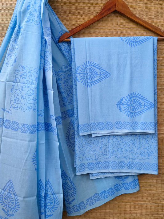 Cotton Salwar Suit set with cotton dupatta