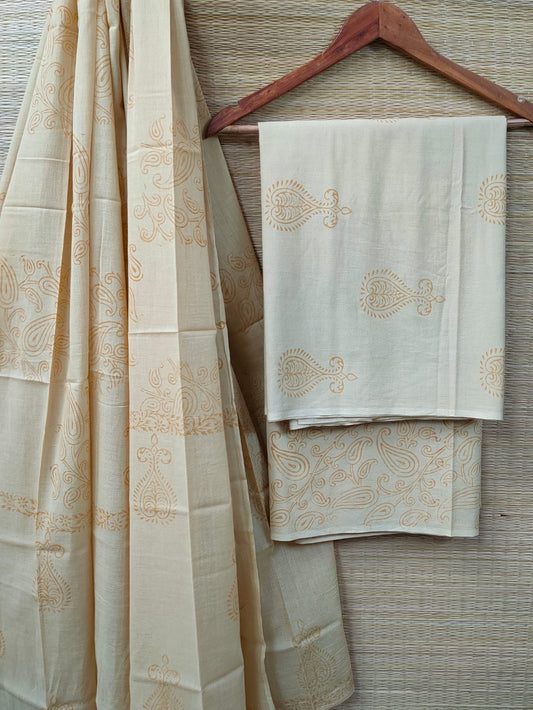 Cotton Salwar Suit set with cotton dupatta