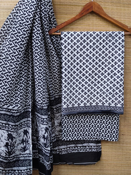 Cotton Salwar Suit set with cotton dupatta