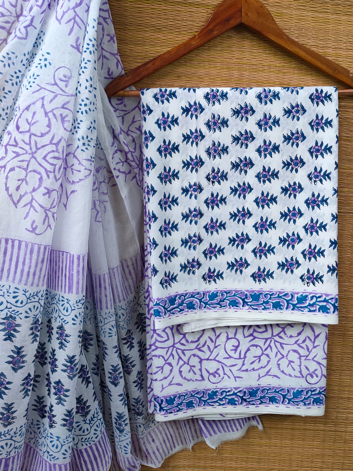 Cotton Salwar Suit set with cotton dupatta