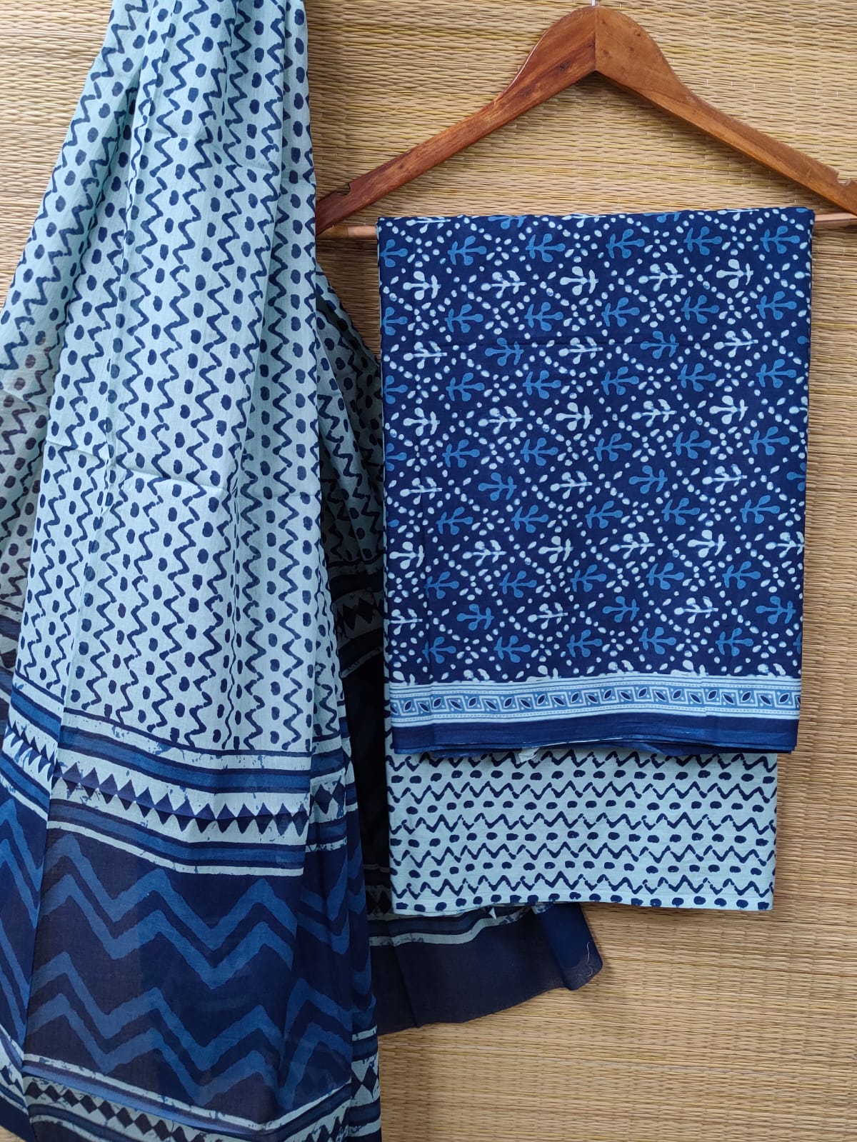 Cotton Salwar Suit set with cotton dupatta