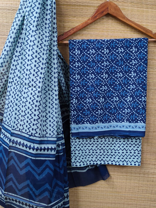 Cotton Salwar Suit set with cotton dupatta