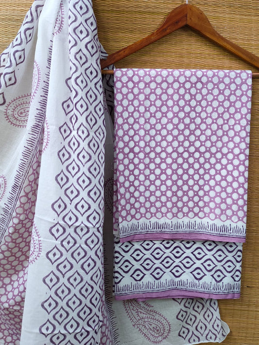 Cotton Salwar Suit set with cotton dupatta