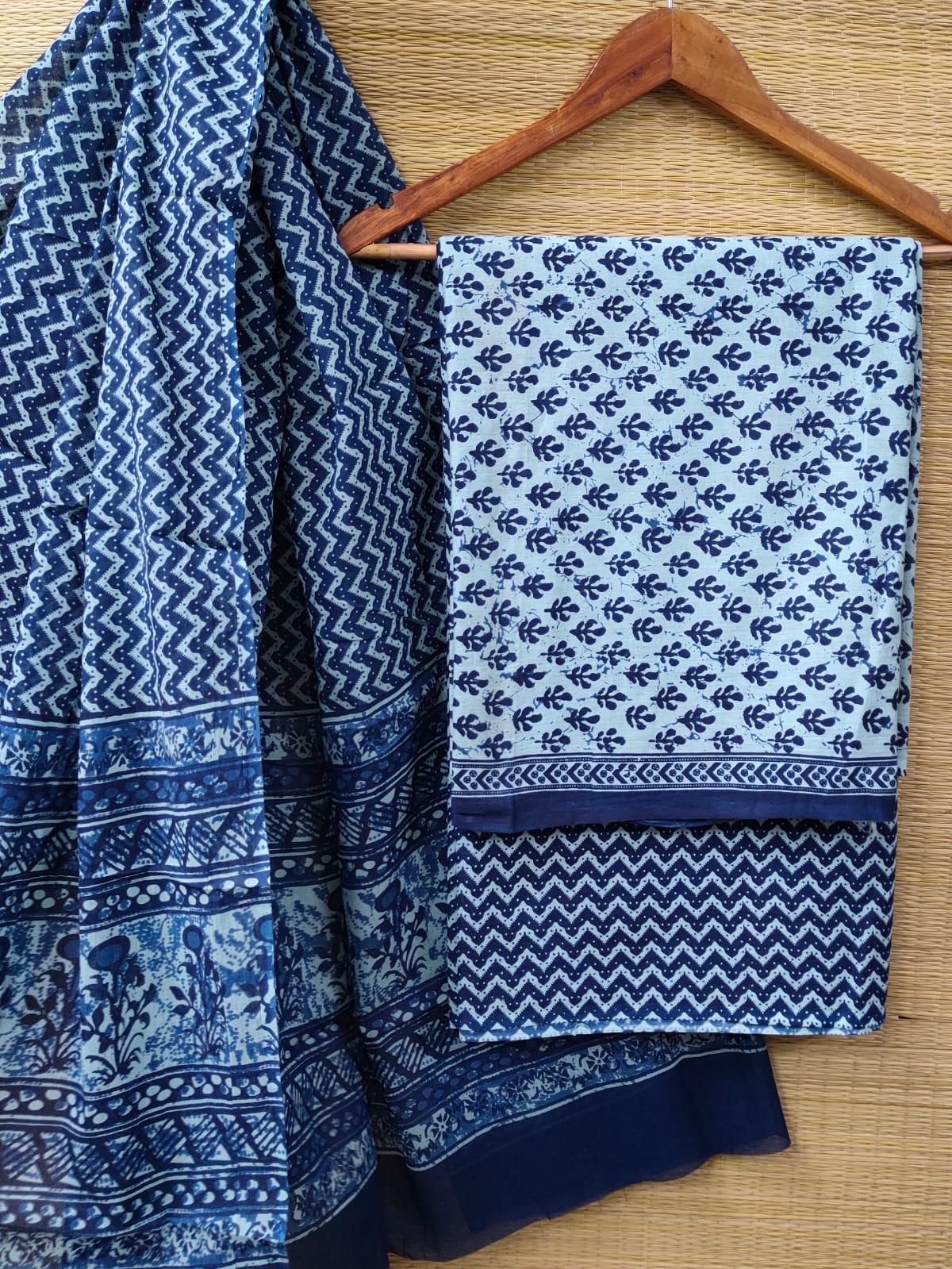 Cotton Salwar Suit set with cotton dupatta