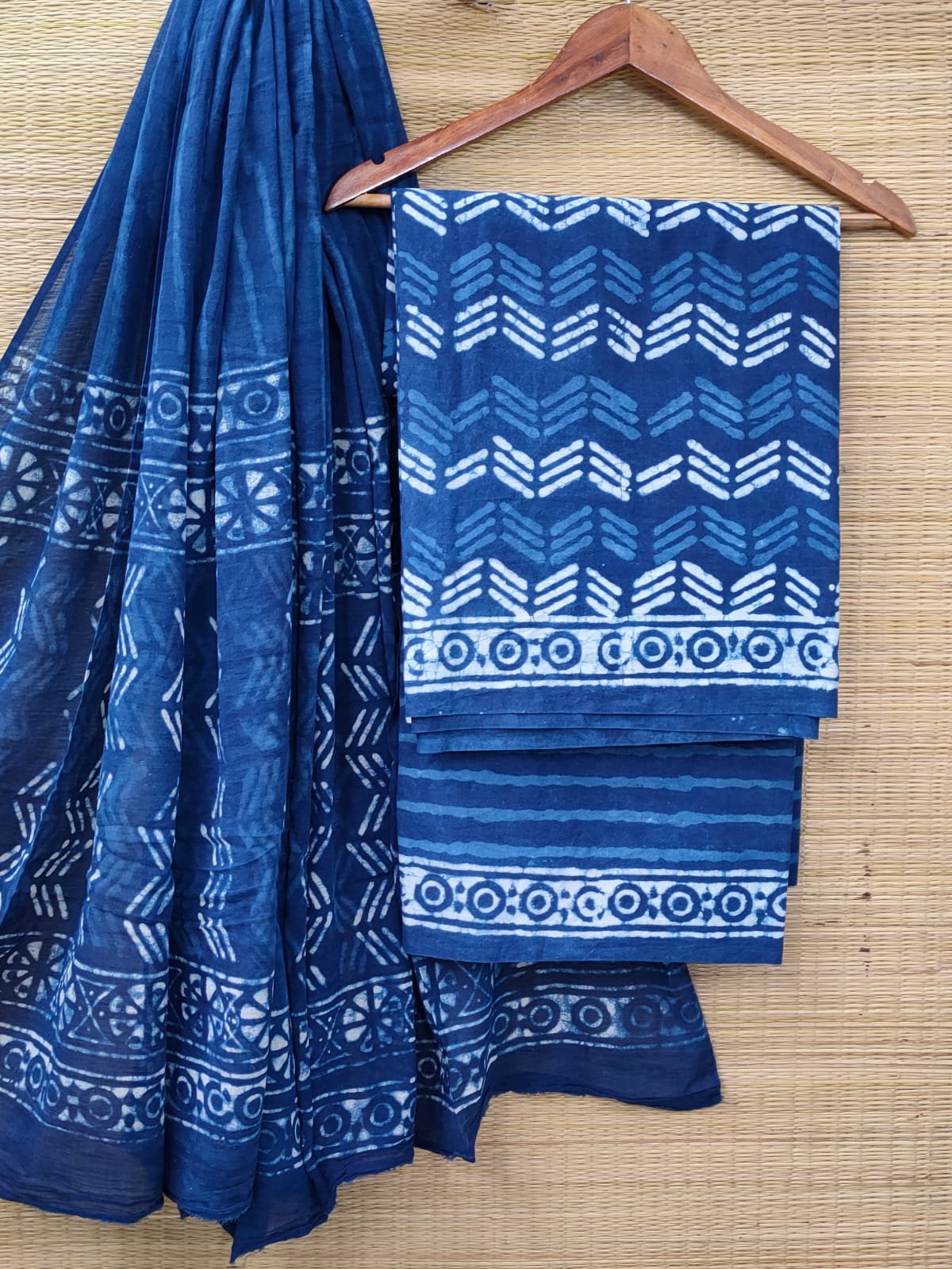 Cotton Salwar Suit set with cotton dupatta