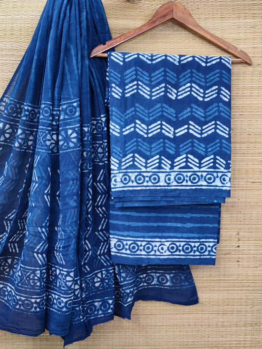 Cotton Salwar Suit set with cotton dupatta