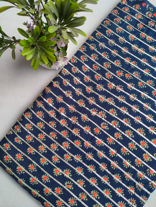 Gota Work Hand Block Printed Fabrics