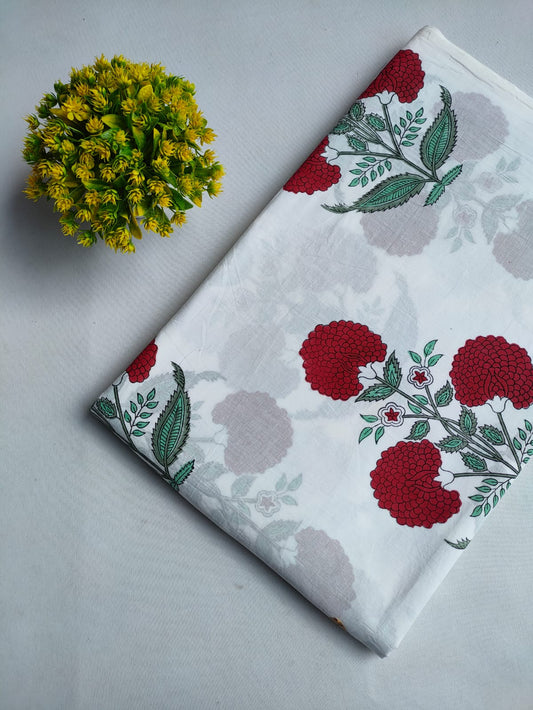 Jaipuri Hand Block Pure Cotton Fabric - JBTMZ2