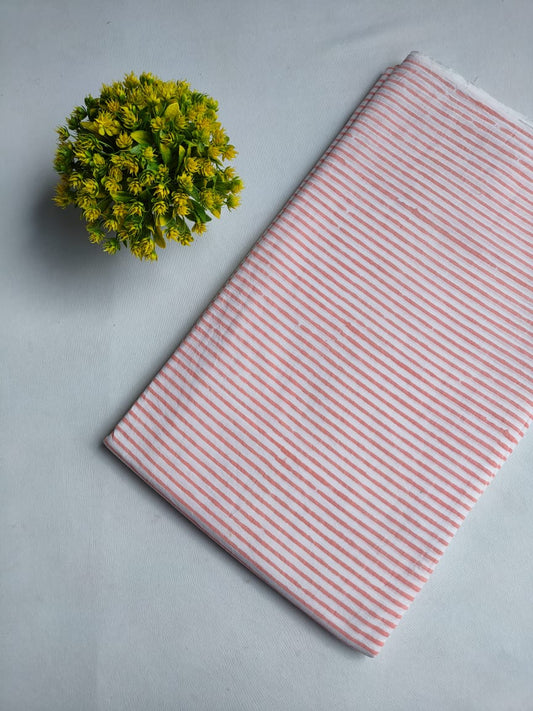 Jaipuri Hand Block Pure Cotton Fabric - JBTMZ65