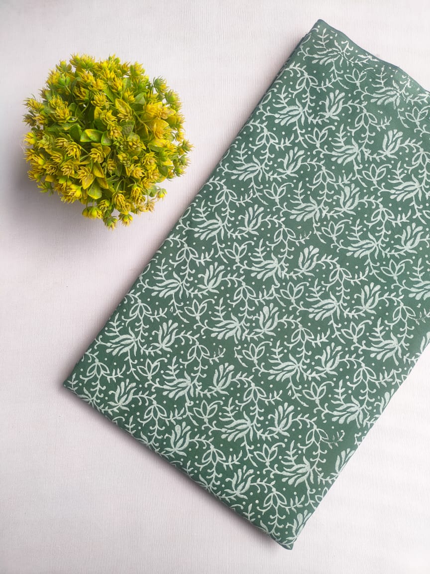 Hand Block Cotton Fabrics Jaipur Bazar