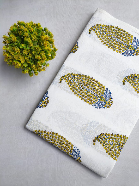 Hand Block Cotton Fabrics Jaipur Bazar
