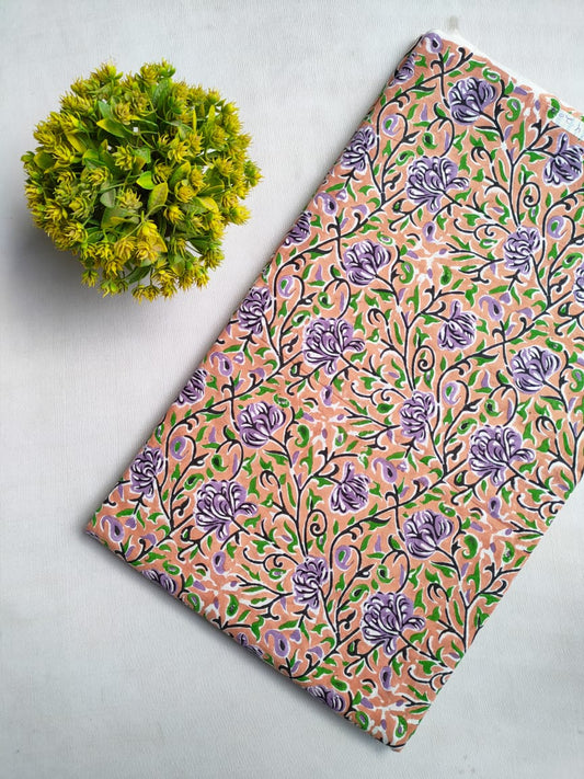 Hand Block Cotton Fabrics Jaipur Bazar