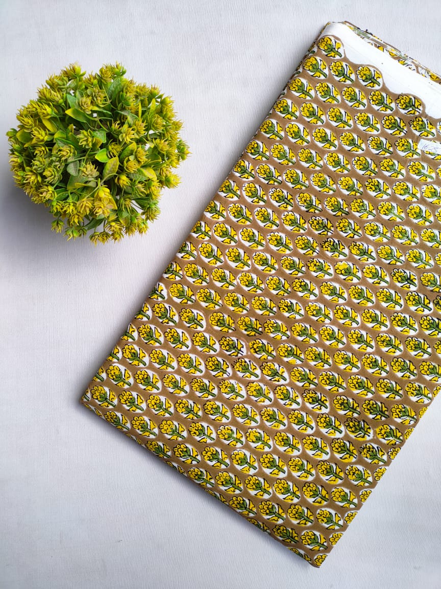 Hand Block Cotton Fabrics Jaipur Bazar