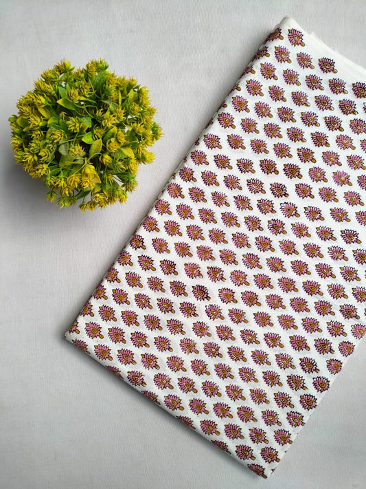 Hand Block Cotton Fabrics Jaipur Bazar