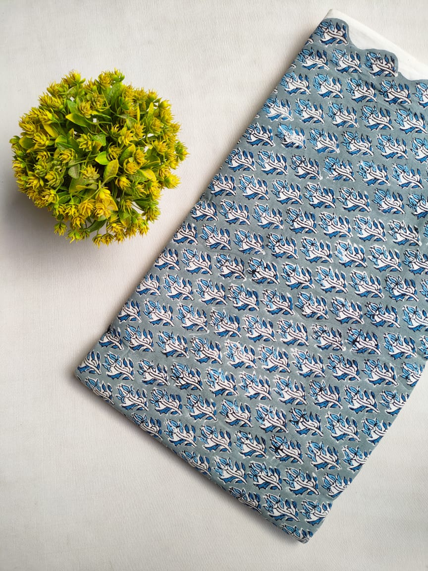 Hand Block Cotton Fabrics Jaipur Bazar