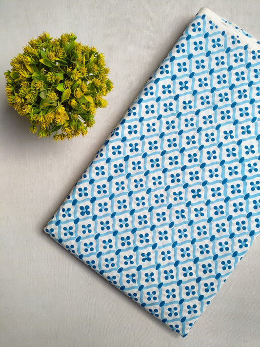 Hand Block Cotton Fabrics Jaipur Bazar
