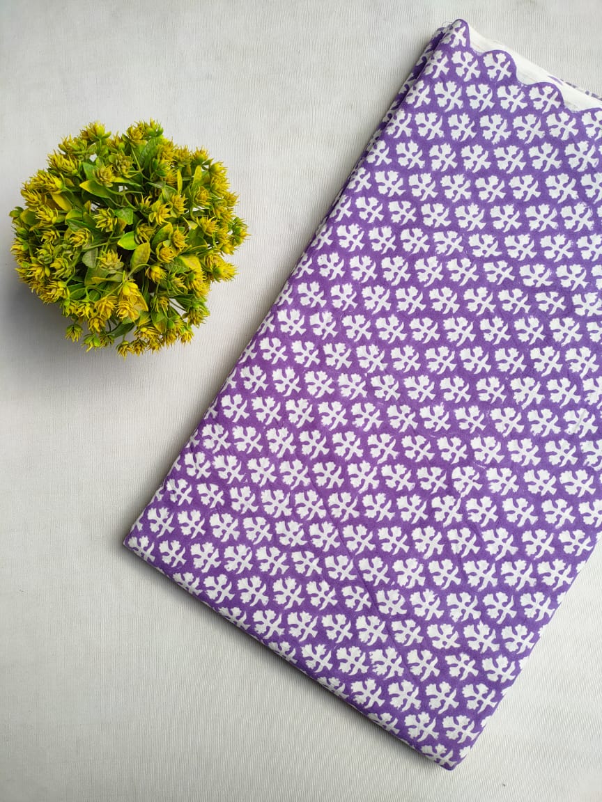Hand Block Cotton Fabrics Jaipur Bazar