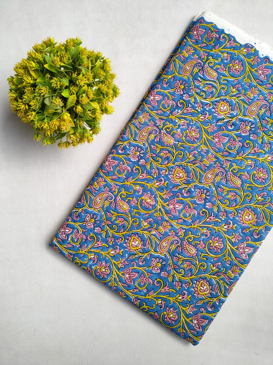 Hand Block Cotton Fabrics Jaipur Bazar