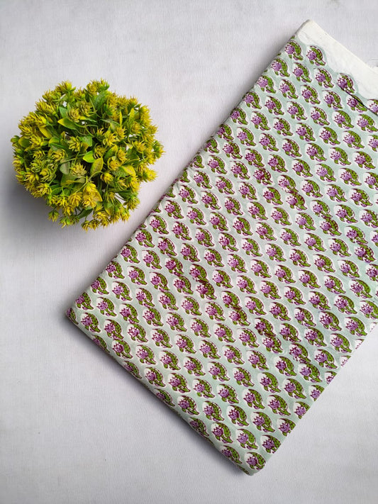Hand Block Cotton Fabrics Jaipur Bazar