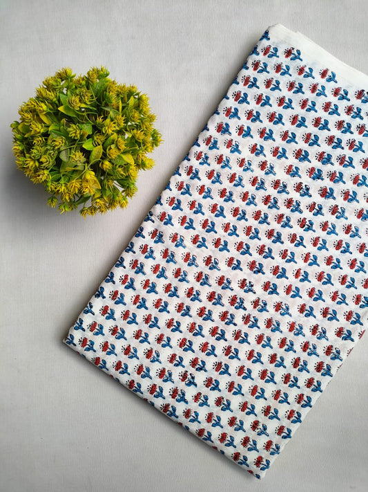 Hand Block Cotton Fabrics Jaipur Bazar